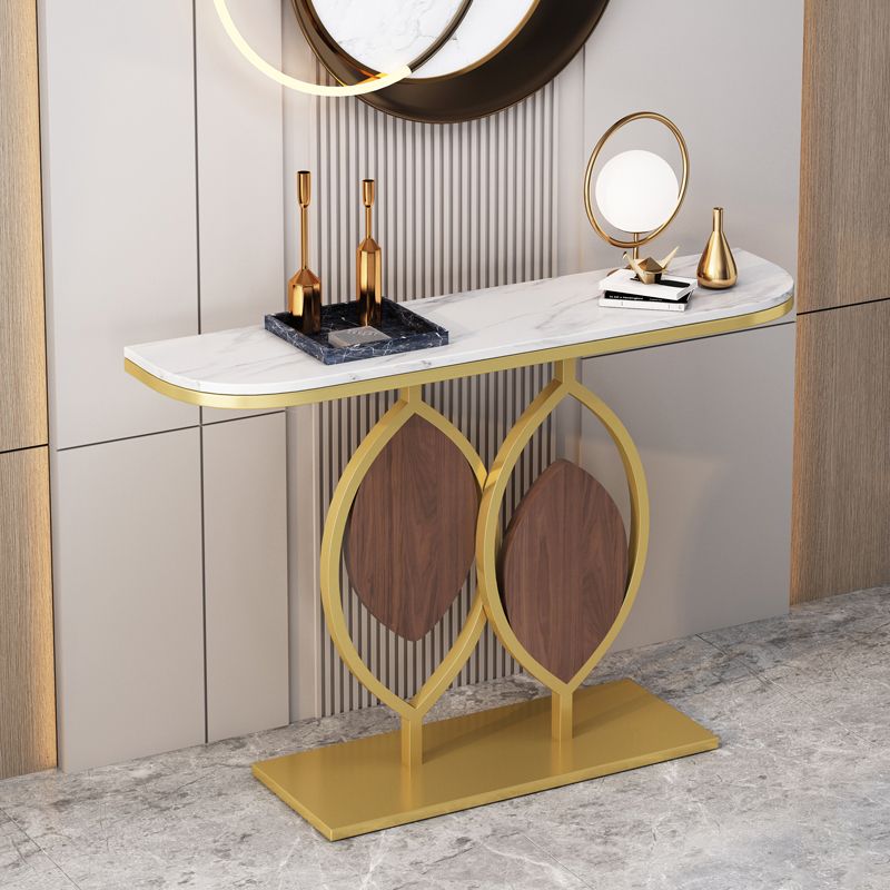 Glam Rectangle Scratch Resistant Stain Resistant Console Table