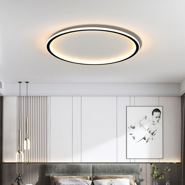 Nordic Creative Ultra-thin LED Lamp Flush Mount Ceiling Light for Living Room