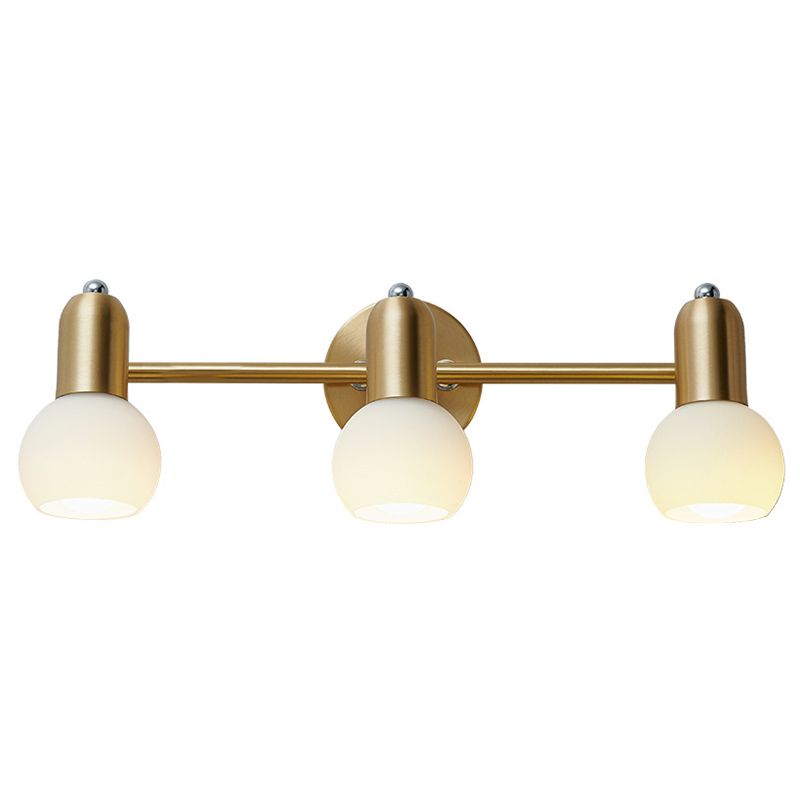 Sphere Glass Wall Mounted Lights Modern Wall Sconce Lighting for Bathroom