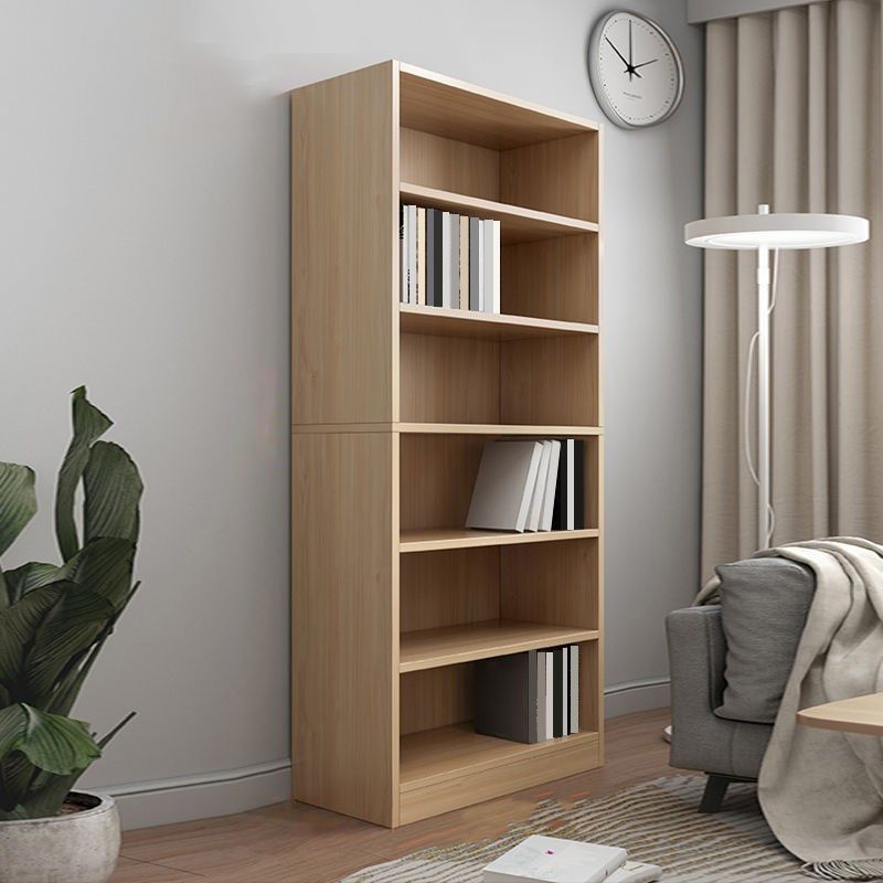 Engineered Wood Bookcase 11.8-inch Wide Contemporary Standard Bookshelf