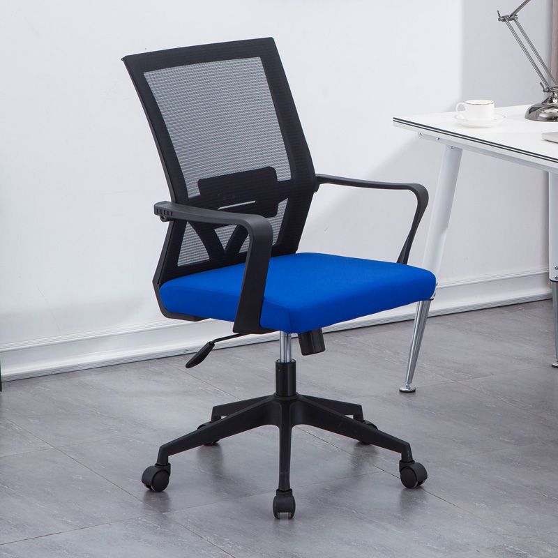 Modern Slide Office Chair with Breathable AirGrid Black Office Chair