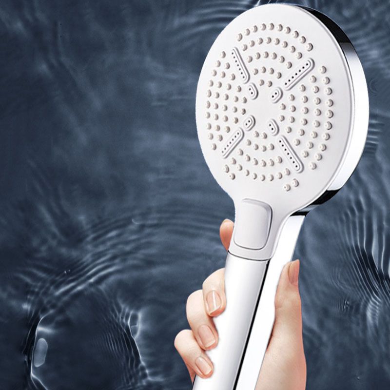 Contemporary Handheld Shower Self-Cleaning Wall-Mount Showerhead