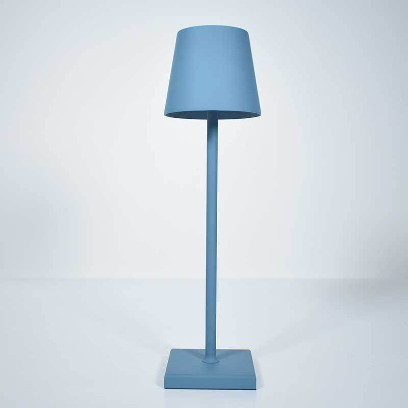 Metal Table Lamp with Touch Control, Cylinder Shade Table Light for Desk