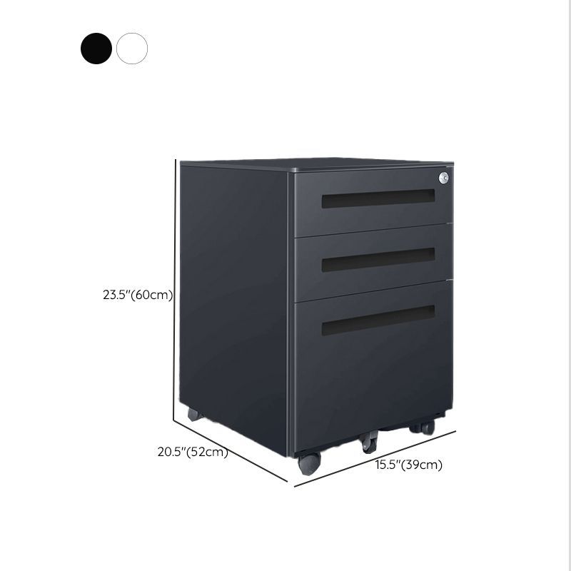 Industrial Metal Cabinet Locking Drawers Filing Cabinet with Wheels