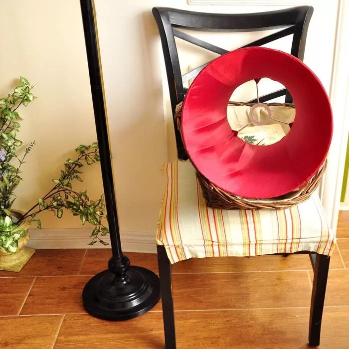 Contemporary Black Base Floor Lamp Bucket Shade One Light Metal Floor Light for Living Room