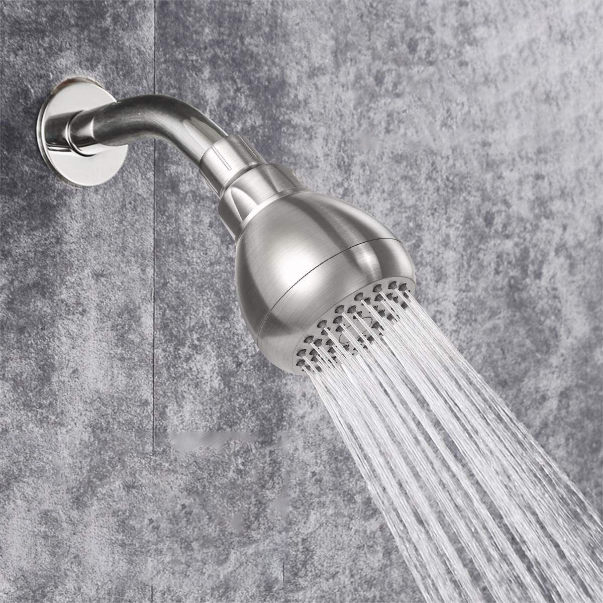 Modern Style Handheld Shower Head Wall-Mount Round Standard Shower Head