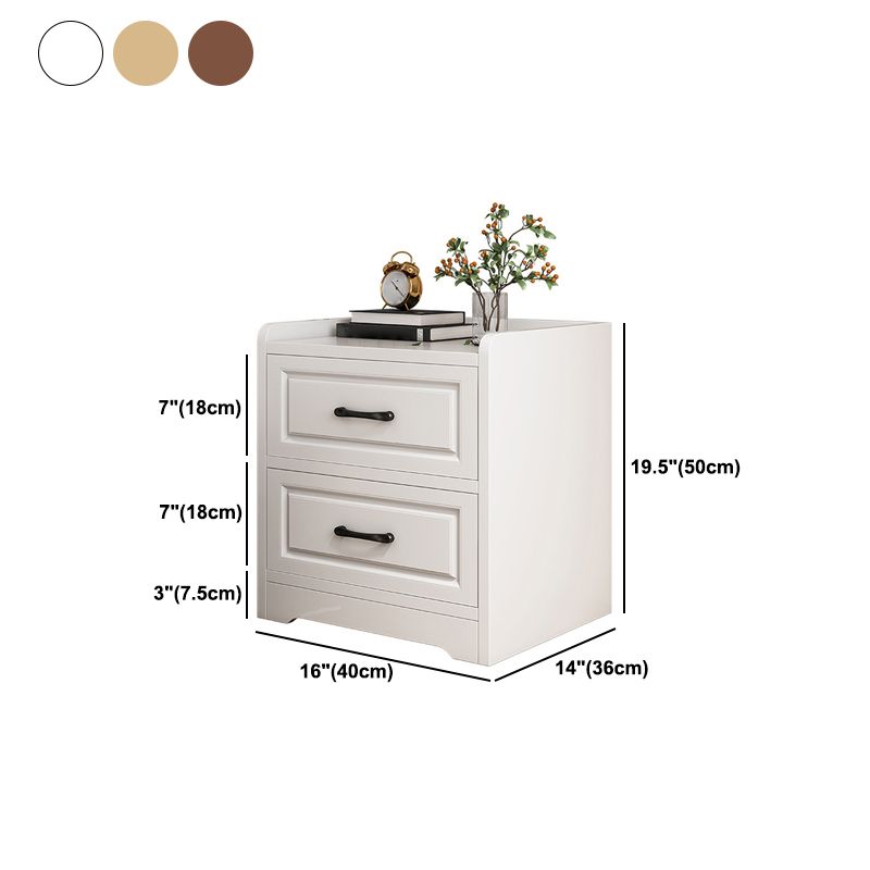 Wood Accent Table Nightstand with Drawer Nightstand with Legs