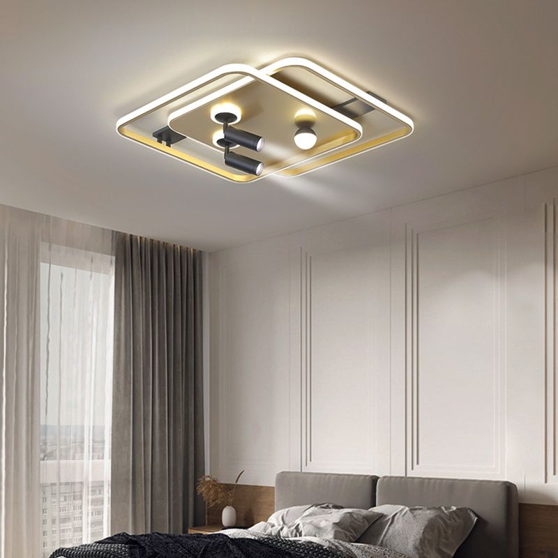 Super Dünne Spur Licht Led Bündig Mount Licht Quadratisch Licht Rechteck Muti-Schicht Schlafzimmer Wohnzimmerlicht