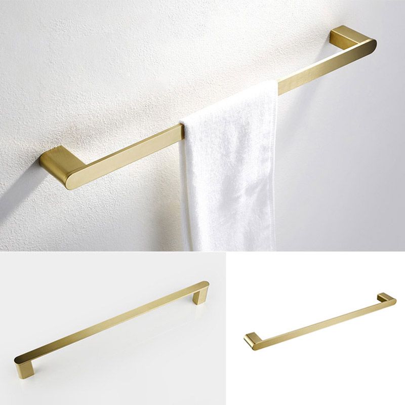 Brushed Brass Metal Bathroom Accessory As Individual Or As a Set