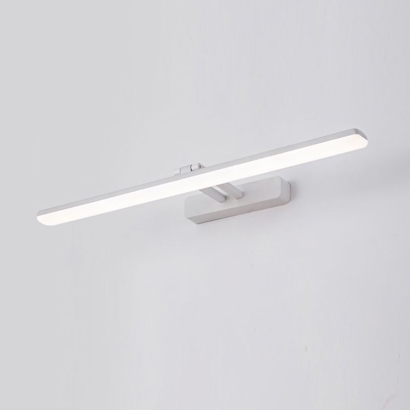 Modern Simple Iron Vanity Light Strip Shape Vanity Lamp for Shower Room