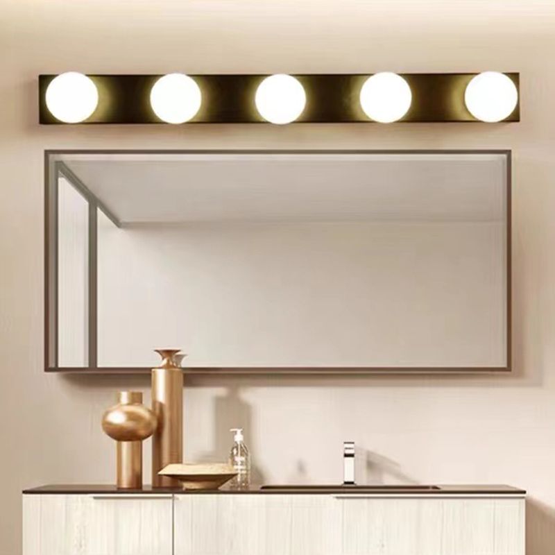 Modern Bath Vanity Lighting Metal White/Black Light for Bathroom