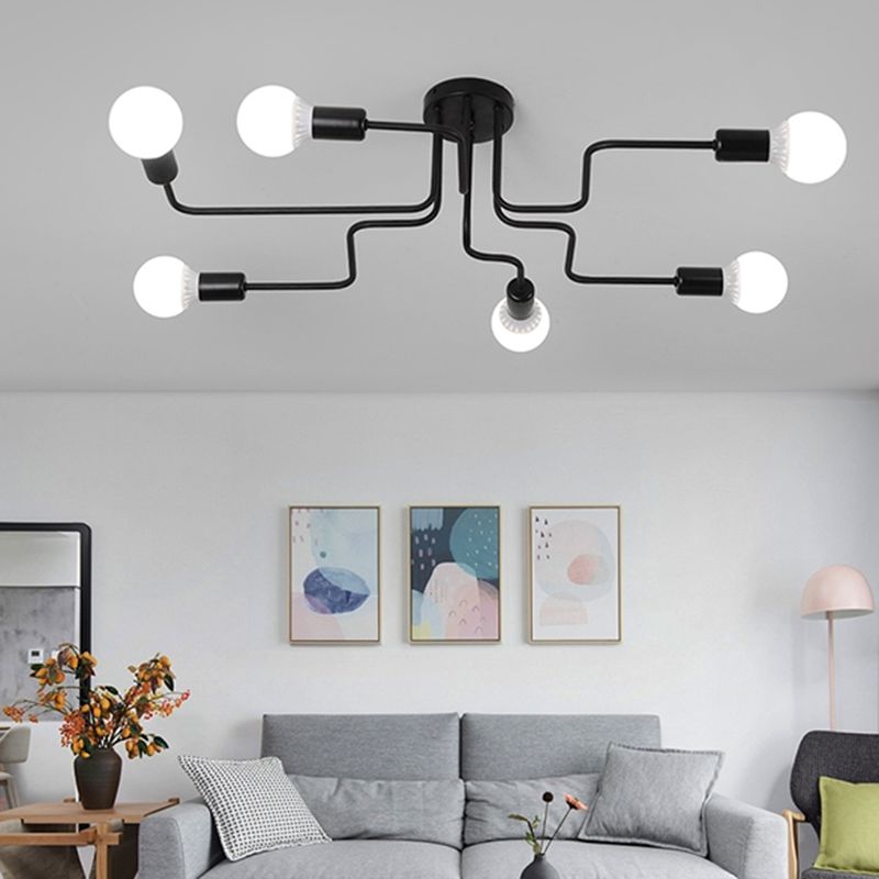 Flush Mount Light Fixtures Modern Flush Mount Ceiling Light for Dining Room