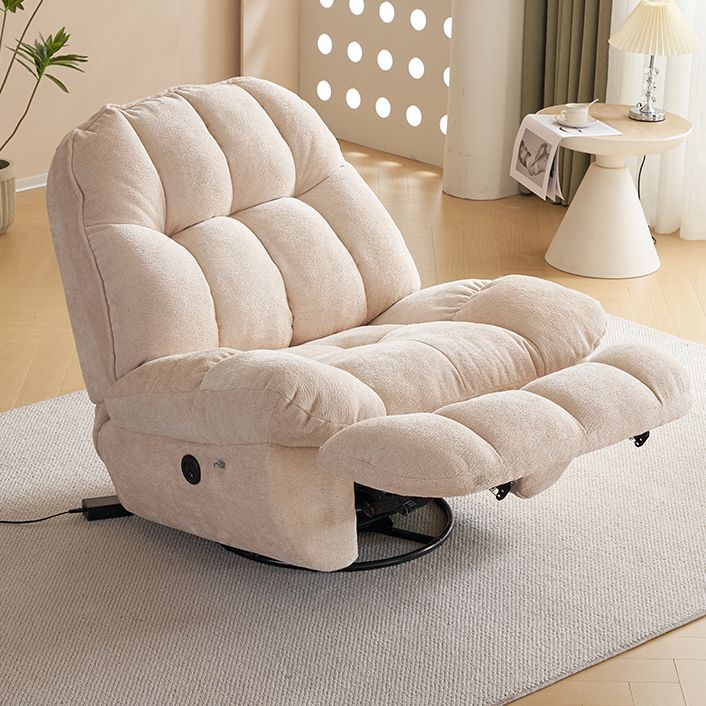 Modern Recliner Metal Solid Color Indoor Position Lock Swivel Rocker