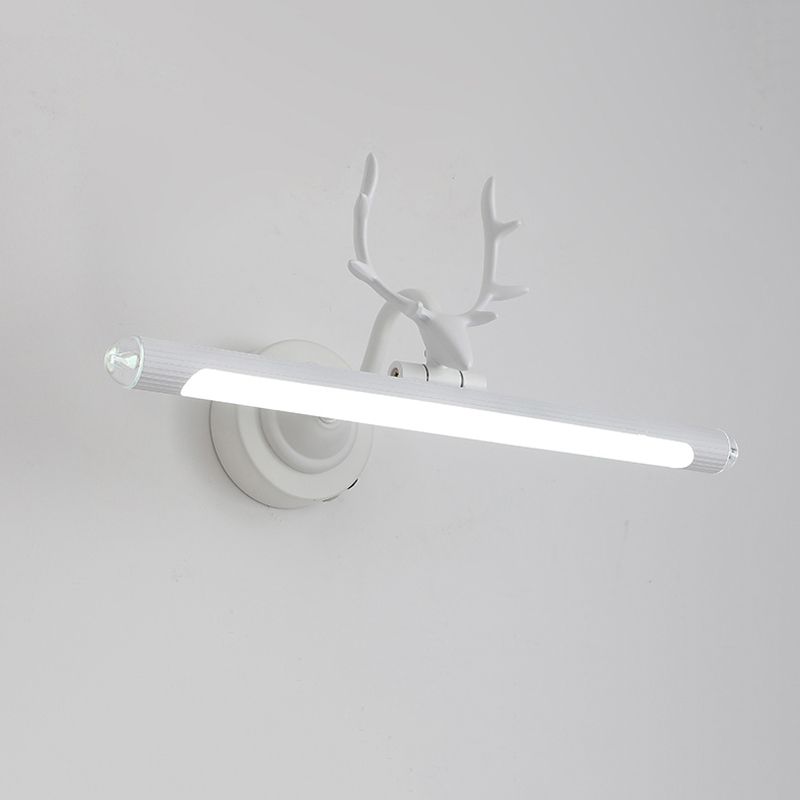 Aluminium LED Mirror Light Vintage Bathroom Vanity Lighting with Antler