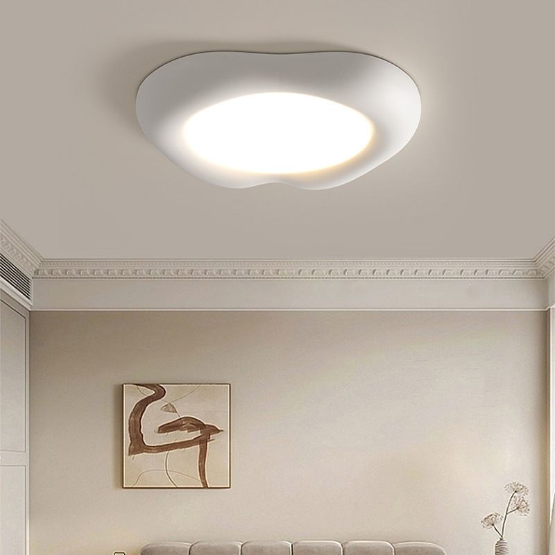 1 - Light Iron LED Flush Mount Minimalist Nordic Ceiling Flush in 4 Colors