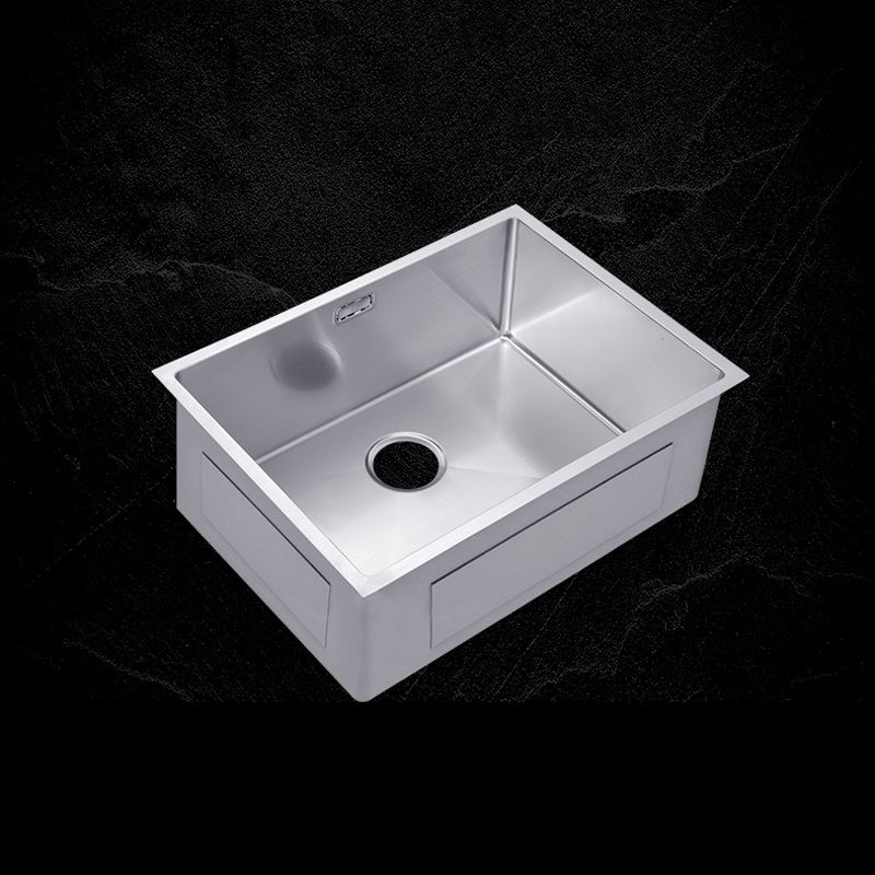 Modern Bar Prep Sink Stainless Steel Faucet and Drain Assembly Kitchen Sink