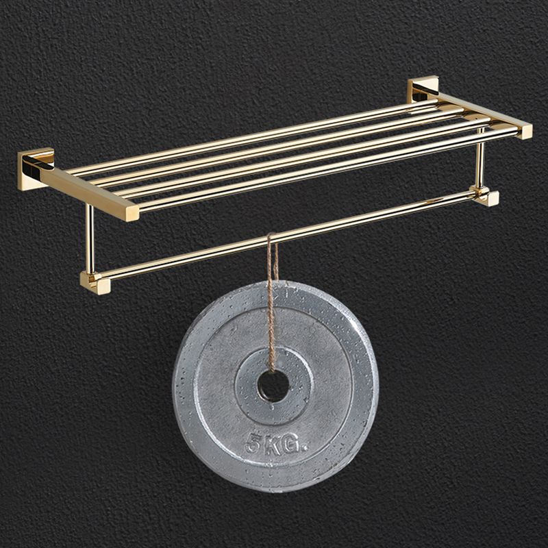 Polished Brass Classic Bathroom Accessory with Bath Shelf/Towel Bar & Paper Holder