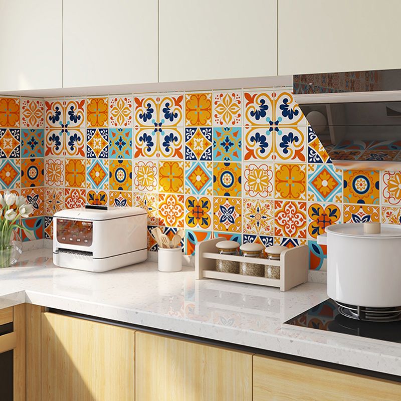 Modern Peel and Stick Backsplash PVC Mosaic Tile Wallpaper for Backsplash Wall