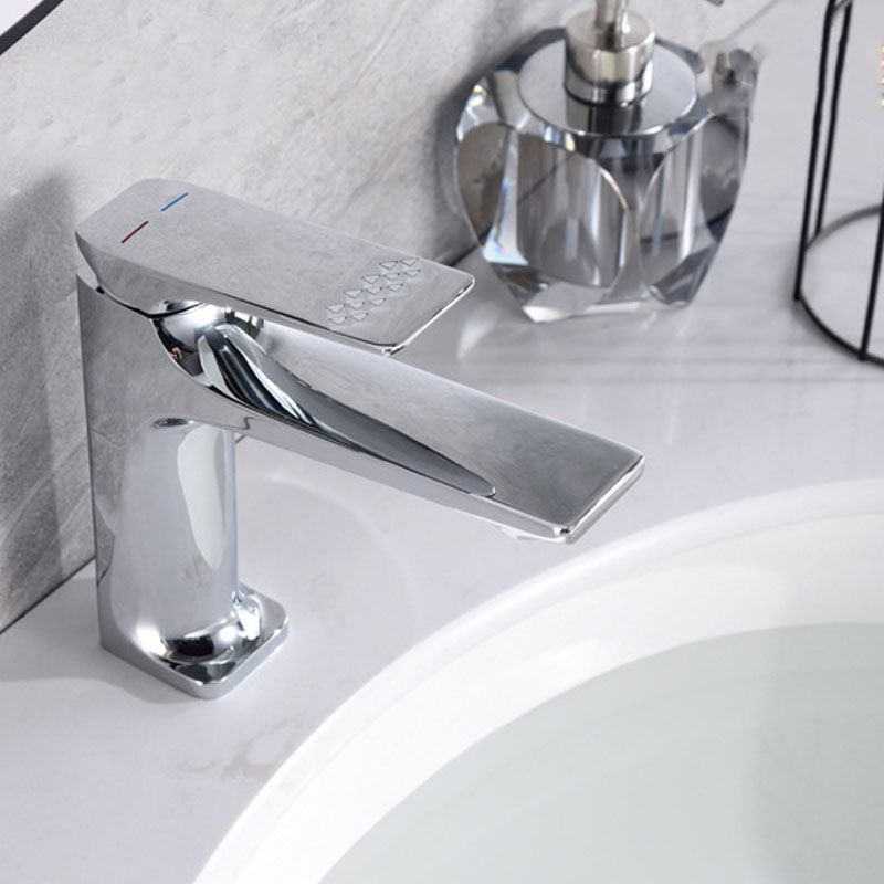 Glam Centerset Faucet Pure Color Basin Lavatory Faucet for Bathroom