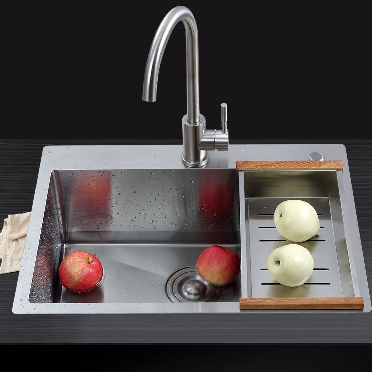 Single Bowl Kitchen Sink Stainless Steel Kitchen Sink(Not Included Faucet)