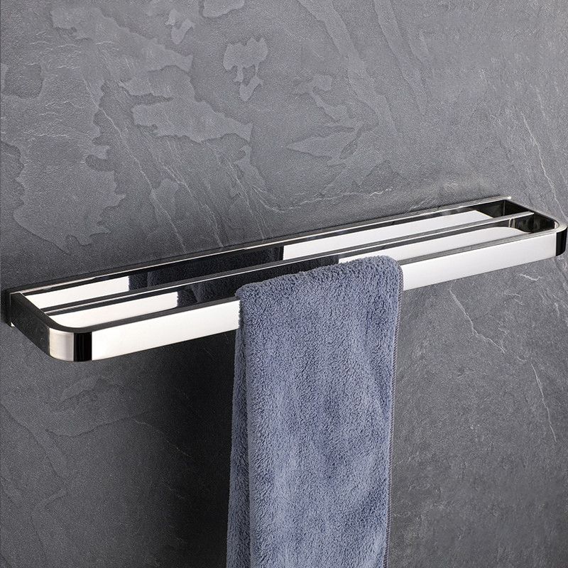 Modern Bath Hardware Set Paper Holder Grey Towel Bar Bathroom Accessory Set