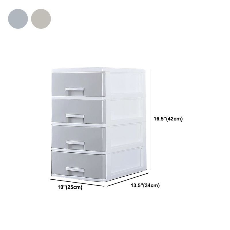 Modern Cabinet Plastic with Drawers Filing Cabinet for Home Office