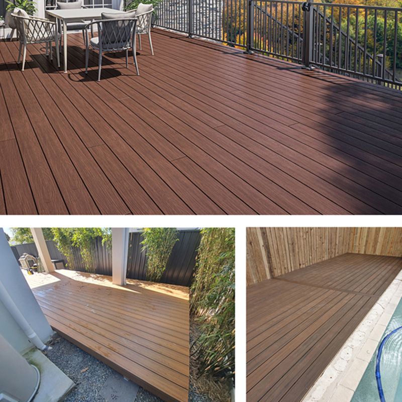 Modern Deck Plank Outdoor Wooden Waterproof Embossed Floor Board