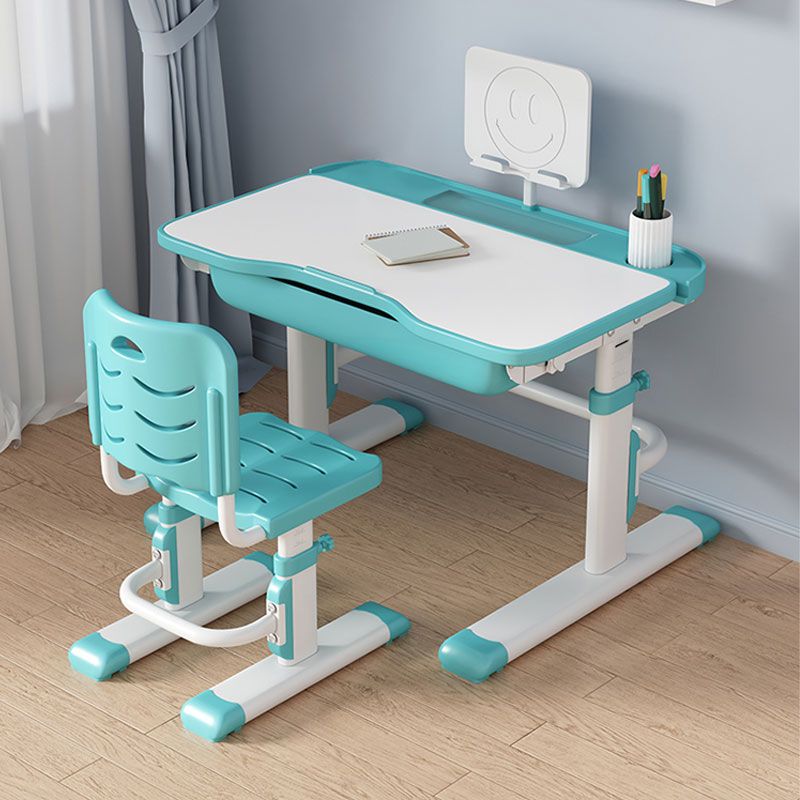 Children's Desk and Chair Set with Storage Drawer Ergonomic Desk