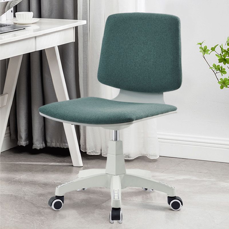 Modern Desk Chair Fabric Low Back Conference Chair with Wheels