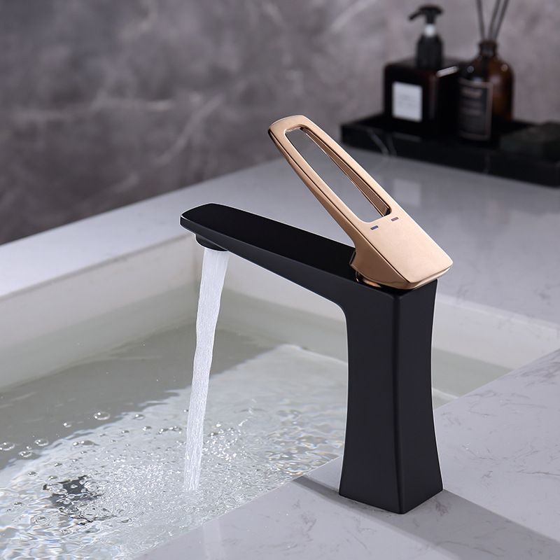 Glam Vessel Sink Faucet Brass Lever Handles with Drain Assembly Basin Lavatory Faucet