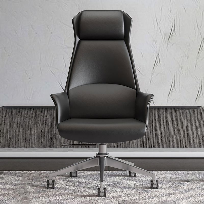 Faux Leather Executive Chair Modern Tilt Mechanism Office Chair