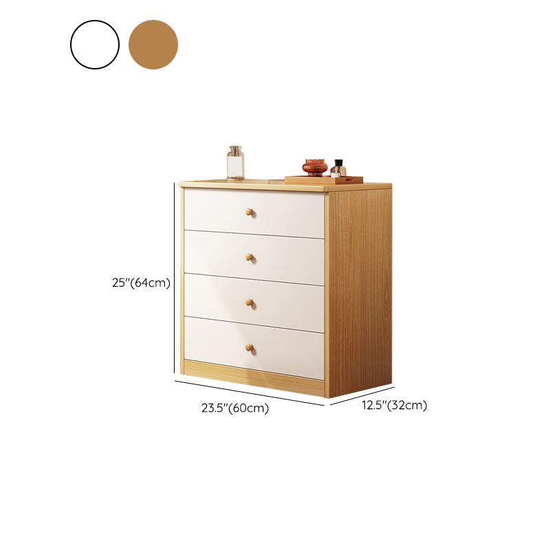 Standard Storage Cabinet Modern Wood Rectangle Side Cabinet with Drawers