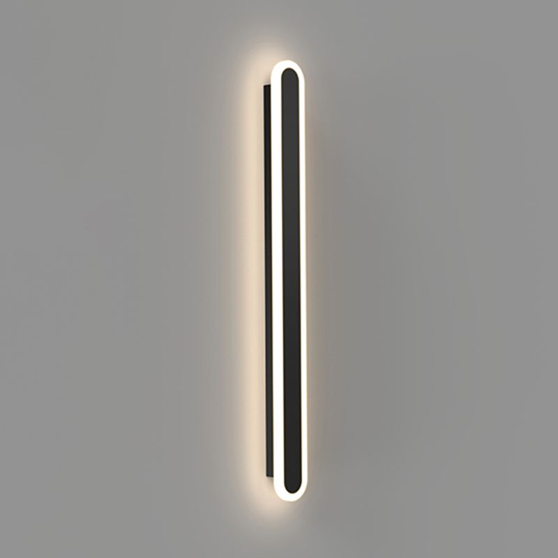 Contemporary Style Linear Sconce Lights Metal 1 Light Vanity Sconce