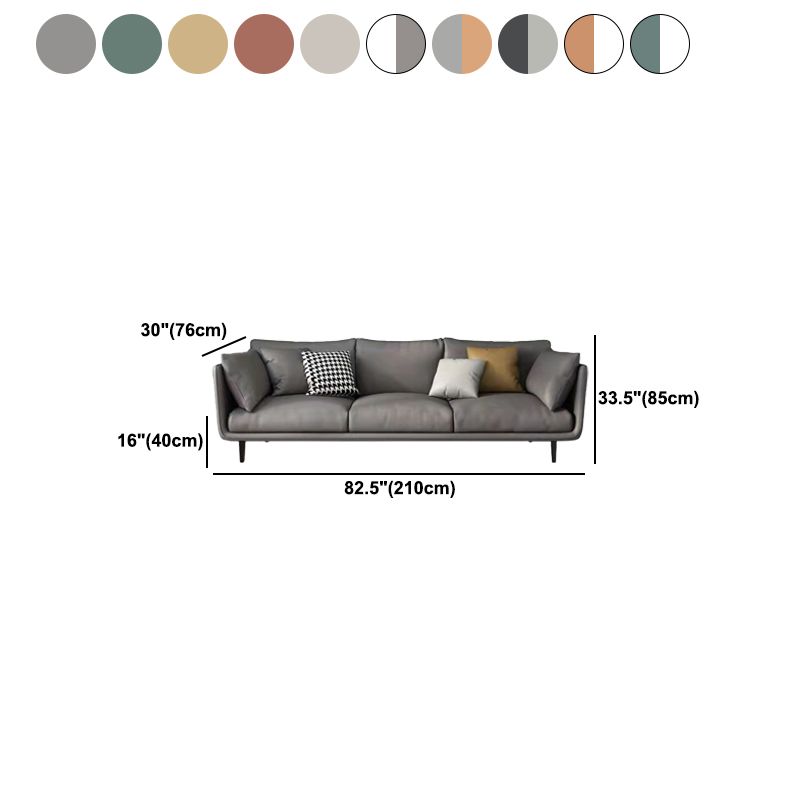 Square Arm Sofa 53.14" x W29.92" D x 33.46"H Modern Sofa for Living Room