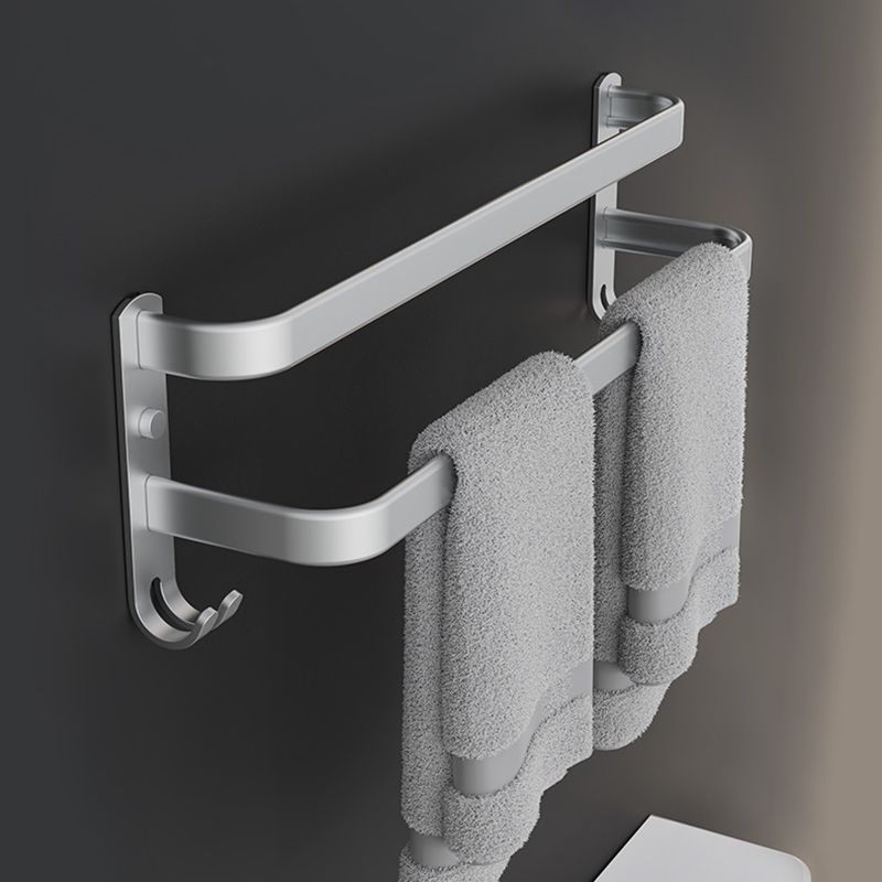 Minimalism Bathroom Hardware Set Stainless Steel Robe Hooks/Towel Bar & Bath Shelf