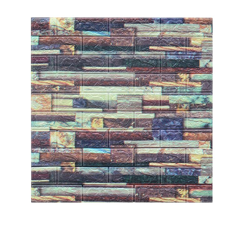 Farmhouse Wall Plank 3D Brick Bedroom and Living Room Wall Panels Set of 2