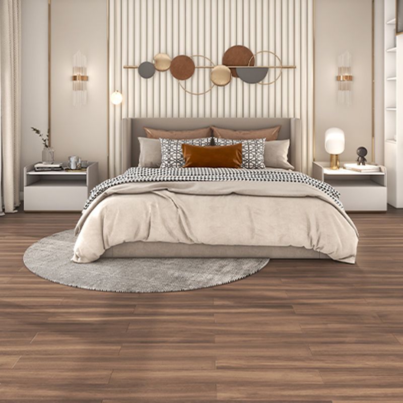 Brown Wood Hardwood Deck Tiles Modern Smooth Click lock Flooring Tiles