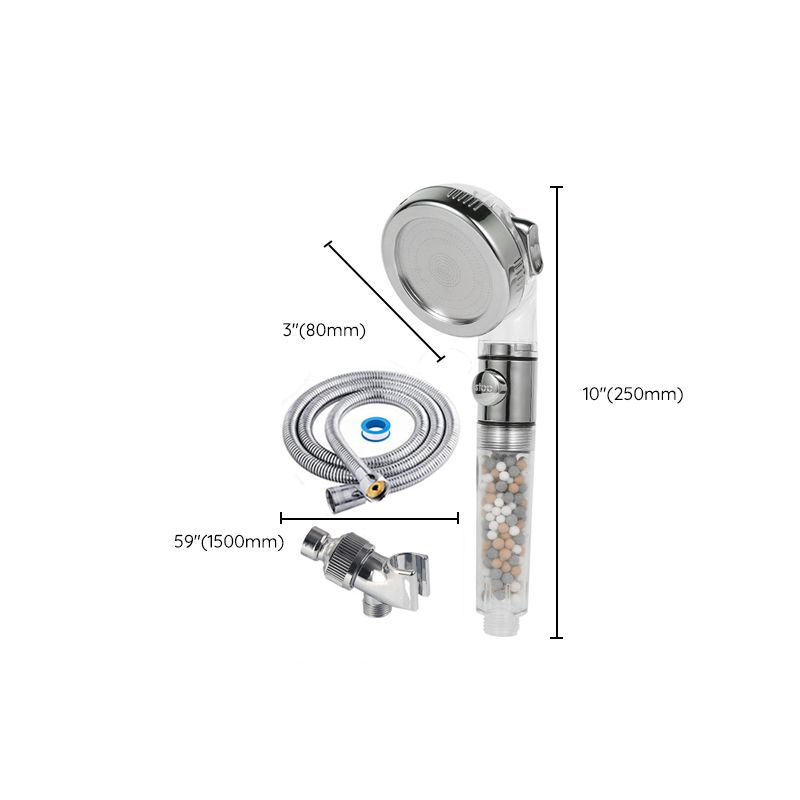 Handheld Shower Head with Katalyst Water Filtration Wall-Mount Showerhead