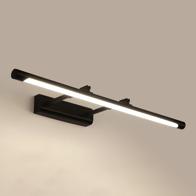 Modern Linear Wall Mounted Vanity Lights Metal Vanity Mirror Lights with Acrylic Shade