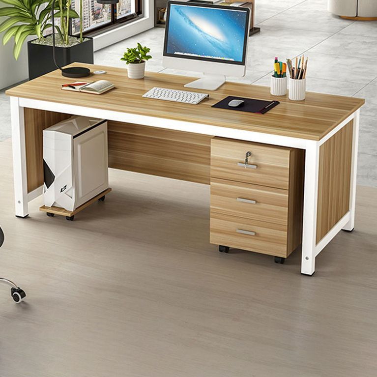 Industrial Office Desk Manufactured Wood Computer Desk for Home and Office