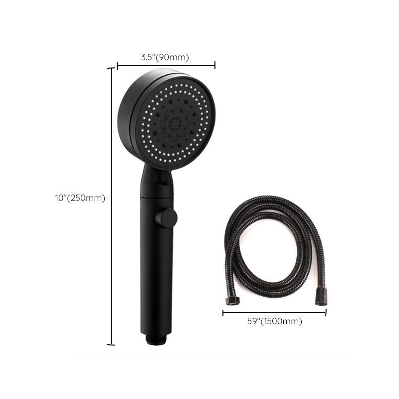 Contemporary Shower Head Combo Handheld Shower Head Plastic Wall-Mount Shower Head