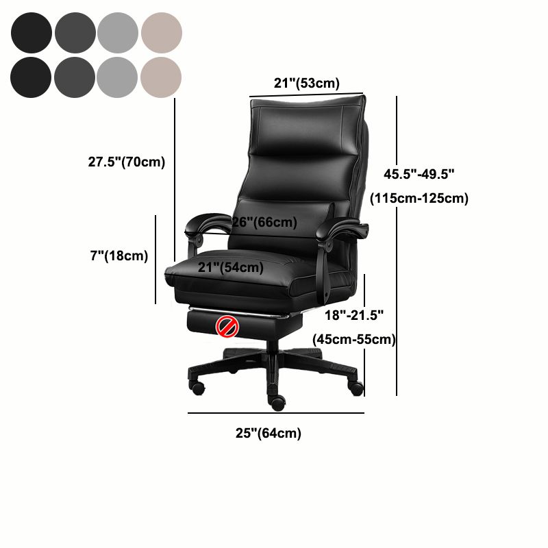 Adjustable Arm Executive Office Chair Modern High Back Desk Chair