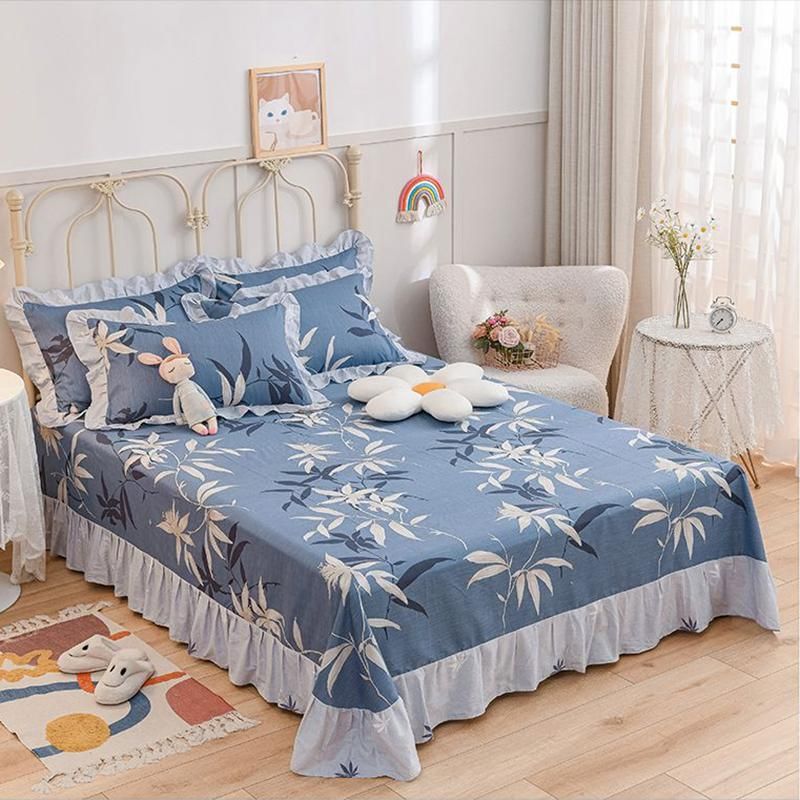 Cotton Bed Sheet Home Bedroom Dormitory Simple Bed Sheet Set