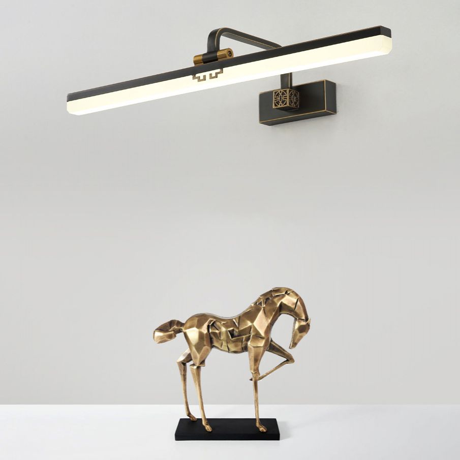 Lineaire vorm Wandverlichting in moderne stijl metalen 1-licht SCONCE-lamp voor badkamer