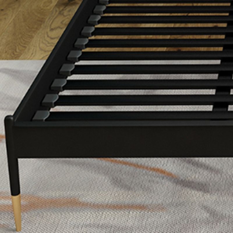 Modern Slat Standard Bed No Theme Metal Tall Clearance Panel Bed