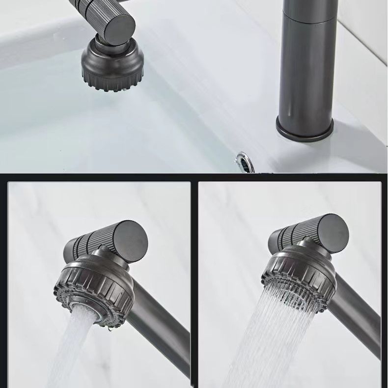 Vessel Sink Faucet Glam Style Single Lever Handle Faucet for Bathroom