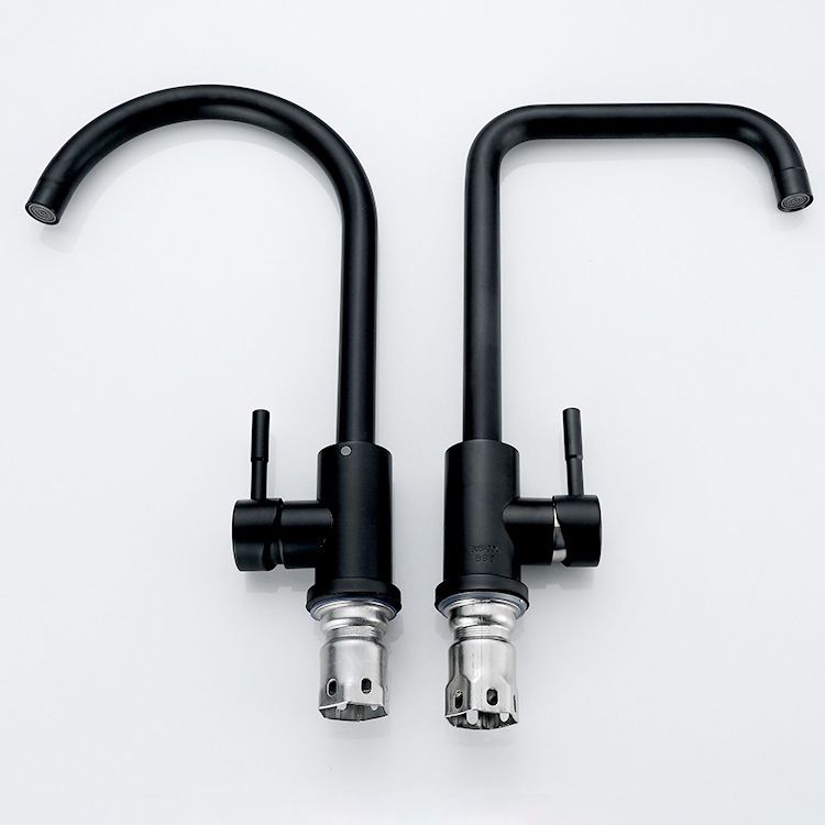 Modern Faucets 1-Handle 1-Hole Single Level Low Profile Copper Bar Faucet