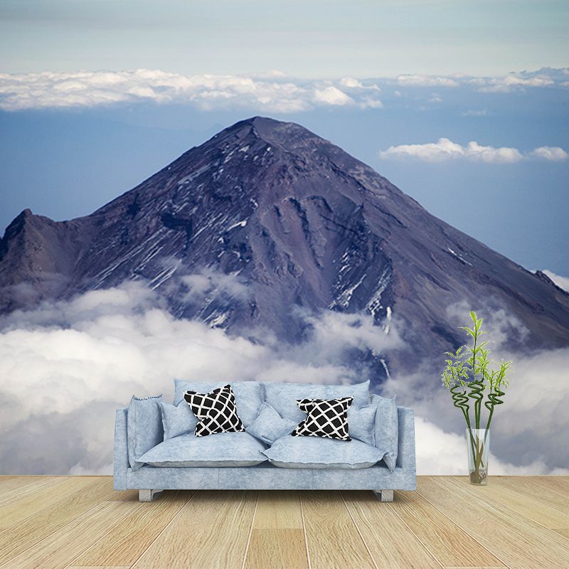 Eco-friendly Photography Wallpaper Mountain Living Room Wall Mural