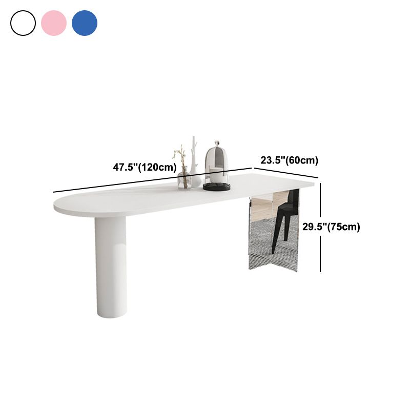 Pine Solid Wood Dining Table Contemporary Dining Table with Double Pedestal