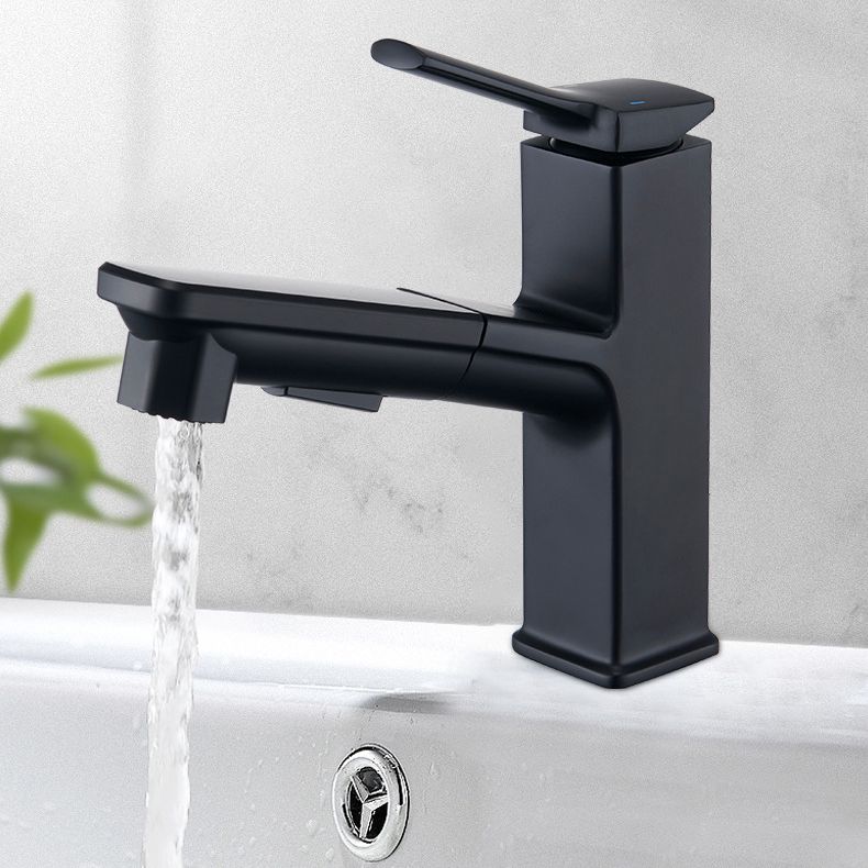 Modern Vessel Faucet Copper Pure Color Single Handle Vessel Faucet